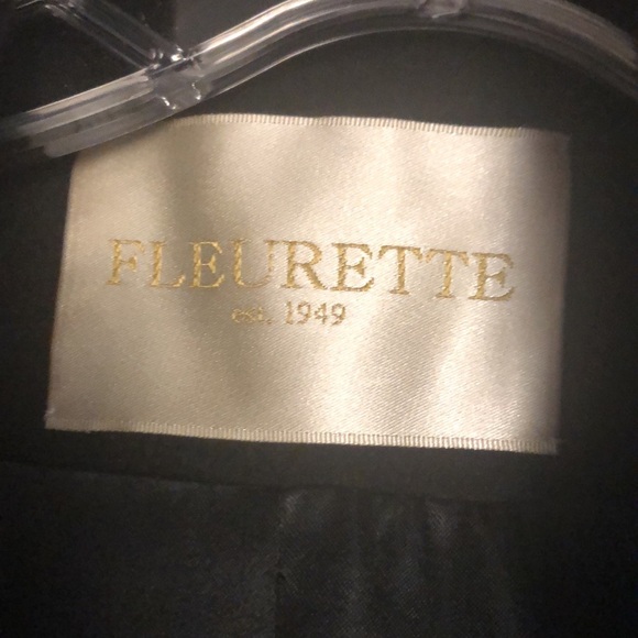 Fleurette black size 12 coat - Picture 2 of 8